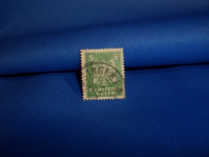 Deutsche antike Briefmarke 5 Pfennig Deutsches Reich Bild 5