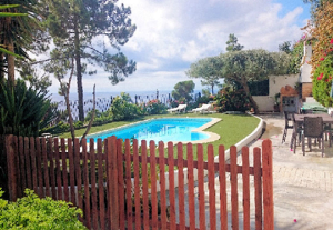 Spanien Ferienhaus an der COSTA BRAVA mit 2 Wohnungen, privatem Pool und Meerblick mieten Bild 1