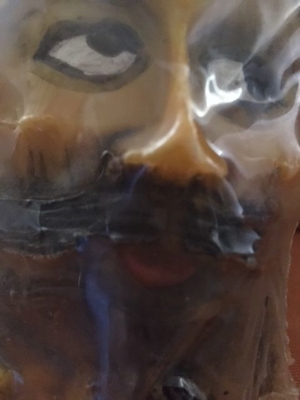 KERZE *BAUMKOBOLD ODER WURZELMANN XL KERZE* Bild 2