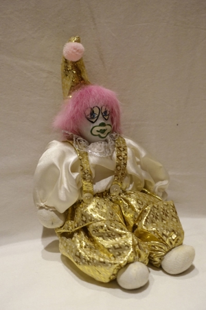 Clown Harlekin Deko Puppe Sammelclown Bild 7