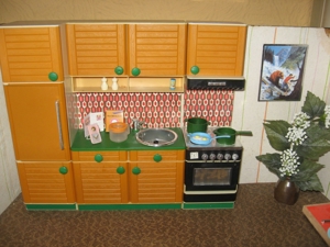 Küchenmöbel für Puppenstube-Puppenhaus-Puppenküche Bild 2