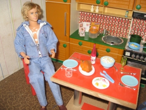 Küchenmöbel für Puppenstube-Puppenhaus-Puppenküche Bild 3