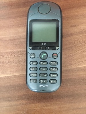 SIEMENS "mobil" Mobiltelefon (RARITÄT) Modell: "S35" Bild 3
