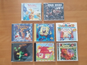 Kinder CD's, Hörspiel Hui Buh, Felix, Tabaluga, Rudolph, Spongebob, Nena, Weihnachtslieder Bild 1
