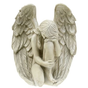 Klassische Engelsskulptur Engelsfigur zum Gedenken, Skulptur Engel Bild 3