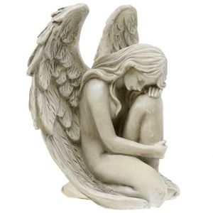 Klassische Engelsskulptur Engelsfigur zum Gedenken, Skulptur Engel Bild 1
