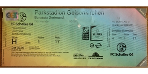 Alte Fußball-Bundesliga Eintrittskarten 1970er u. 2000er Jahre Bild 12