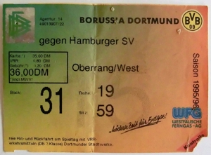 Alte Fußball-Bundesliga Eintrittskarten 1970er u. 2000er Jahre Bild 15