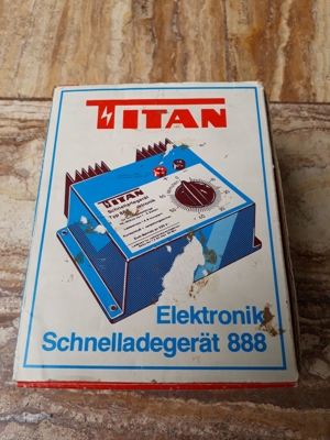 Titan Schnellladegerät Typ 888 Elektronik Bedienungsanleitung OVP Bild 3