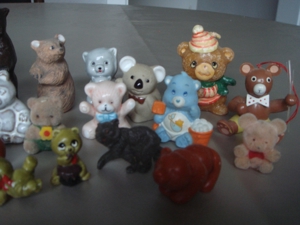 25 Stck. kleine Bären Bärensammlung Porzellan, Keramik, Kunststoff etc. Bild 3