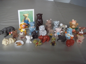 25 Stck. kleine Bären Bärensammlung Porzellan, Keramik, Kunststoff etc. Bild 1