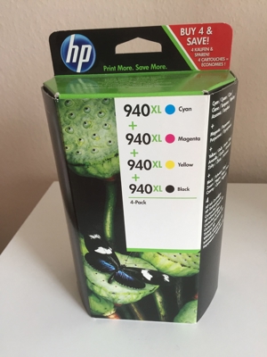 HP 940XL Druckerpatronen 4-Pack C2N93AE Bild 1