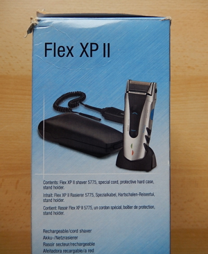 Hartschalen Reiseetui oder Ladeständer für Braun Flex II 5775 Bild 4