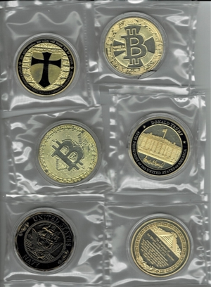 Details zu 20 Stück BTC Gold überzogene Bitcoin Coin Sammler Geschenk Münze Kunstsammlung Bild 2