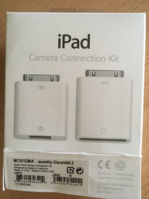 iPad Camera Connection Kit - NEU! Bild 1