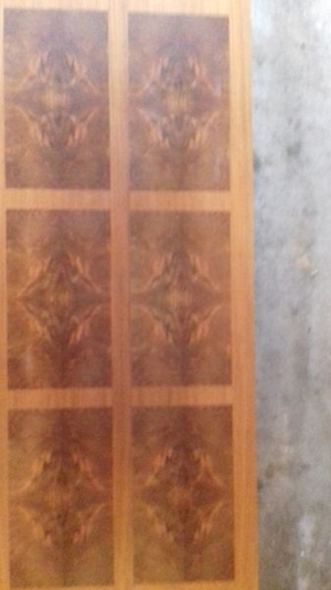 Tisch  Furnier-Intarsien -  ein Schnäppchen : Höhenverstellbar Bild 3