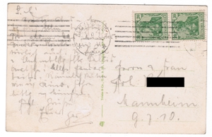 Briefmarke: Deutsches Reich, Germania 20 (2x), no PayPal Bild 2
