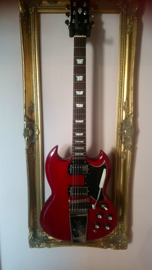 Gibson SG Kopie EPIPHONE SG STANDARD ``61 MAESTRO Limited Edition Custom Shop