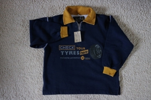 #Polo-Shirt, Gr. 110, #dunkelblau, #Bondi, #angeraut