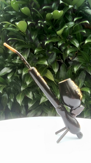 Pfeife aus Holz,Holzpfeife als Dekoration,unbenutzt Bild 13