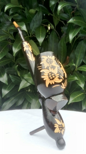 Pfeife aus Holz,Holzpfeife als Dekoration,unbenutzt Bild 6