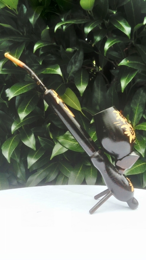 Pfeife aus Holz,Holzpfeife als Dekoration,unbenutzt Bild 5