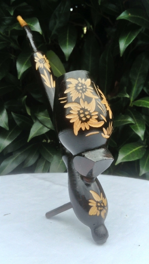 Pfeife aus Holz,Holzpfeife als Dekoration,unbenutzt Bild 7