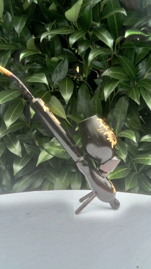 Pfeife aus Holz,Holzpfeife als Dekoration,unbenutzt Bild 4