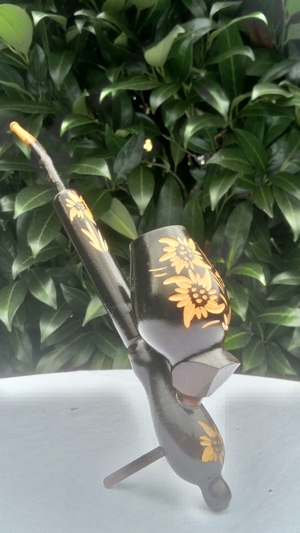 Pfeife aus Holz,Holzpfeife als Dekoration,unbenutzt Bild 14