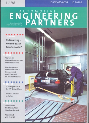 Automotive Engineering Partners Magazin für Automobilentwicklung 1 / 98