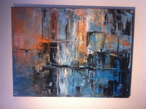Acrylgemälde Abstrakt Leinwand Unikat 60x80 Bild 5