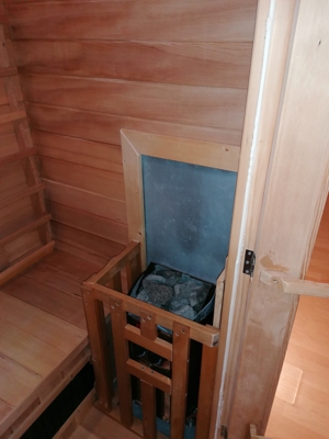 Infrarotkabine mit Saunaofen, Dampfgenerator, LED-Infrarot Lampe Bild 7