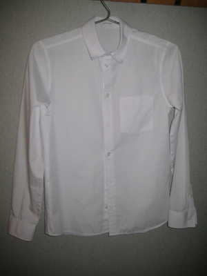 Jungenhemd, Hemd, H&M, 164, weiß Bild 2