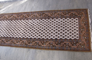 Orient- Teppich- Indien- Mir, 0,80m x 3,00m Bild 1