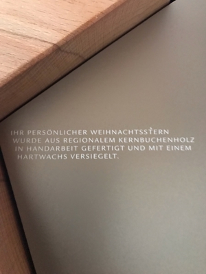 Stern aus Holz zur Dekoration Bild 3