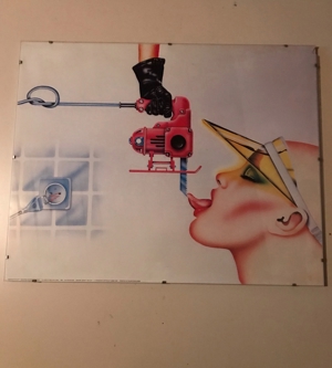 Poster im Glasrahmen, Modern-Art