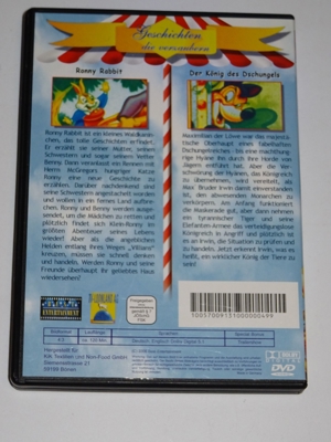 DVD  2 Geschichten die verzaubern: Ronny Rabbit & Der König des Dschungels Bild 2