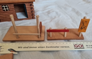 Westernstadt Holzspielzeug aus der DDR, TOP ZUSTAND in Originalschachtel Bild 7