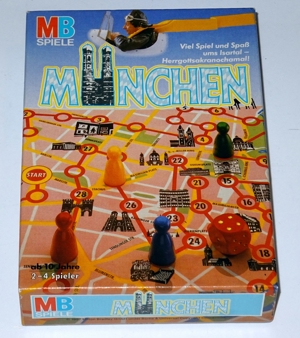 Spiel  München- Quiz  MB Spiele 4883 LD 787 (1987)  2-4 Sp.