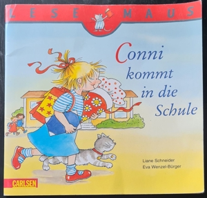 Kinderbuch  Conni kommt in die Schule  von Liane Schneider & Eva Wenzel-Bürger Bild 1