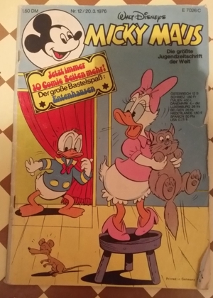 Micky Maus Hefte aus den 1970er Jahren