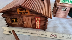 Westernstadt Holzspielzeug aus der DDR, TOP ZUSTAND in Originalschachtel Bild 4