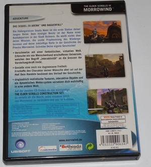 PC  The Elder Scrolls III: Morrowind - Exklusiv-Edition  CD-Rom Bild 2