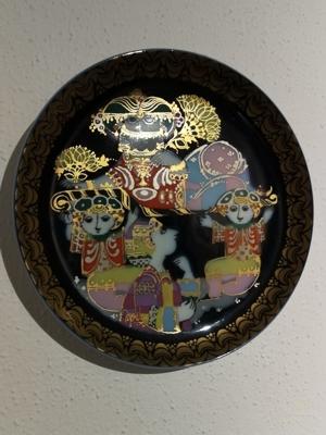 3 Rosenthal Wandteller aus der Serie Aladin und die Wunderlampe