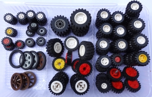 Lego - verschieden Räder / Reifen ** einzeln zu verkaufen Bild 3