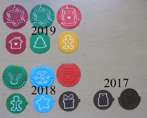 Keksstempel und Dekoschablonen von Nutella 2019, 2018 und 2017