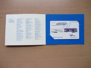 Telefonkarte BB-Bank 6 DM "Zeitwagen" `97, Auflage nur 2000 St Bild 4