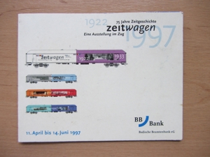 Telefonkarte BB-Bank 6 DM "Zeitwagen" `97, Auflage nur 2000 St Bild 3