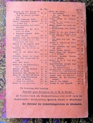 Wiesbadener Volksbücher Nr.76 - das Ende des Hauses Dhaun von 1917 Bild 2