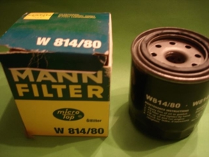 Motorölfilter MANN W814/80 Bosch 0986452036 Dieselfahrzeuge Opel Kadett-E 1,5 TD